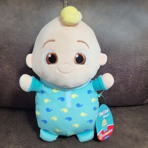 Adorable Baby Plush Toy - Blue and Yellow